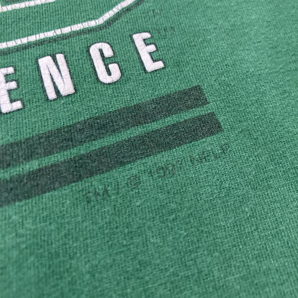 New York Jets 1997 Vintage The Edge Crewneck 3/4 Sleeve T-shirt Size XL - Picture 3 of 9